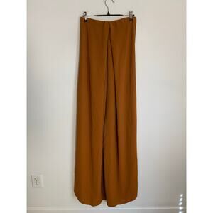 Bucketlist Women's Strapless Flowy Jumpsuit size small